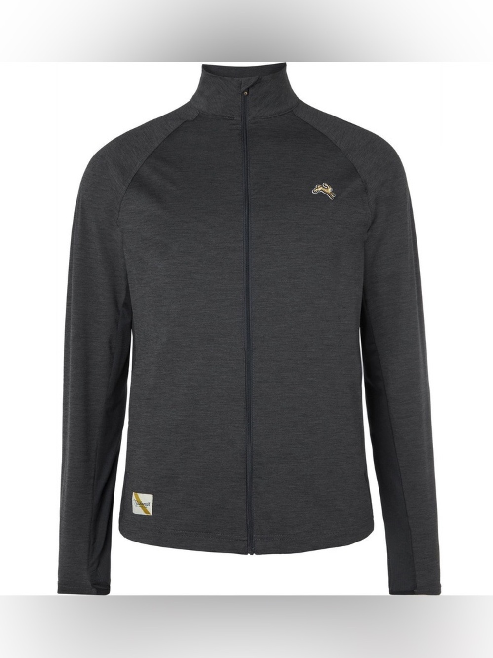 Tracksmith Men’s Sessions Jacket Running Full Zip Dark Gray Size Small 841